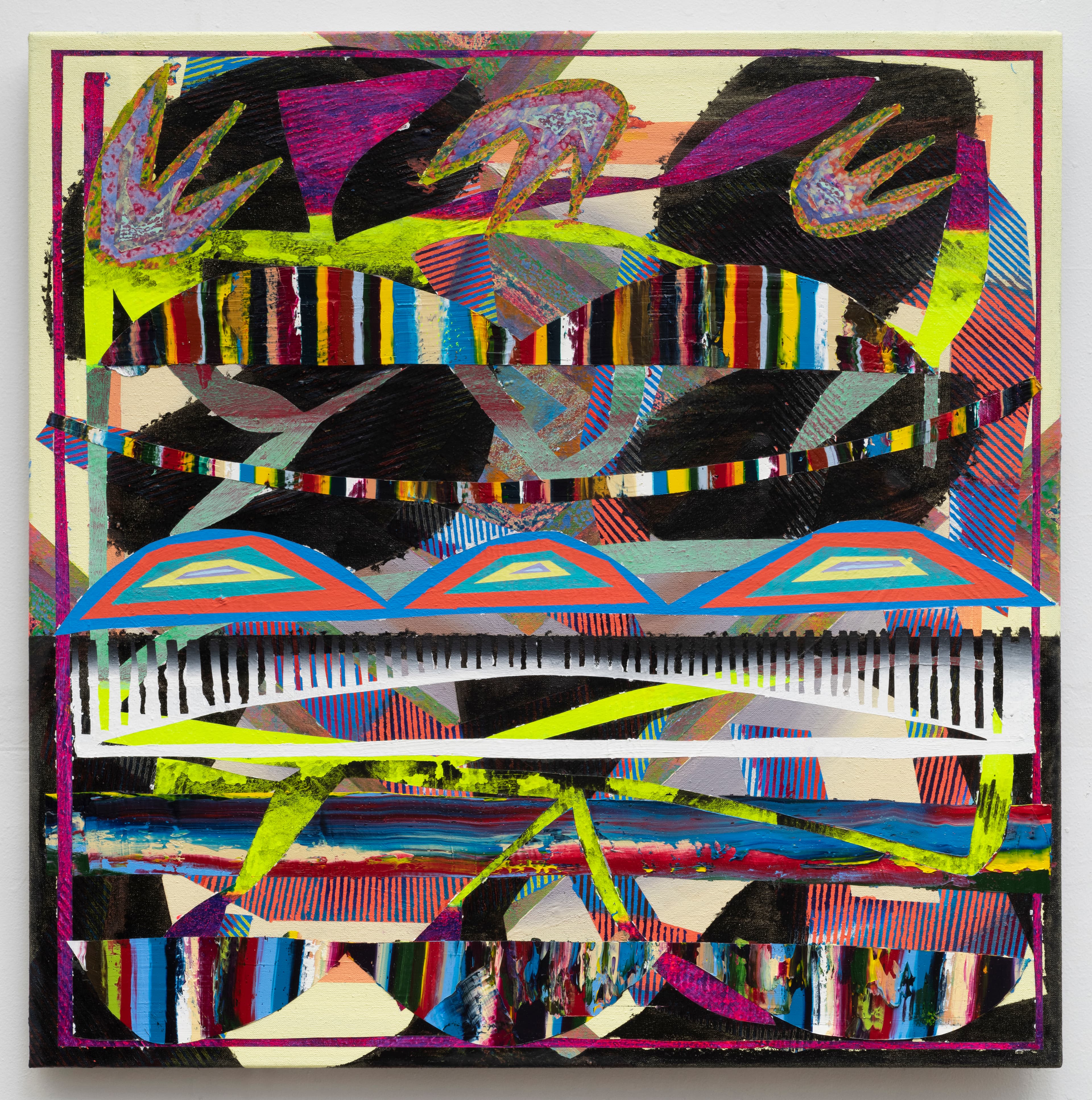 36x36x1.5 - Abstract painting by Zack Goulet from 2022 collection - 36″ × 36″ × 1.5″