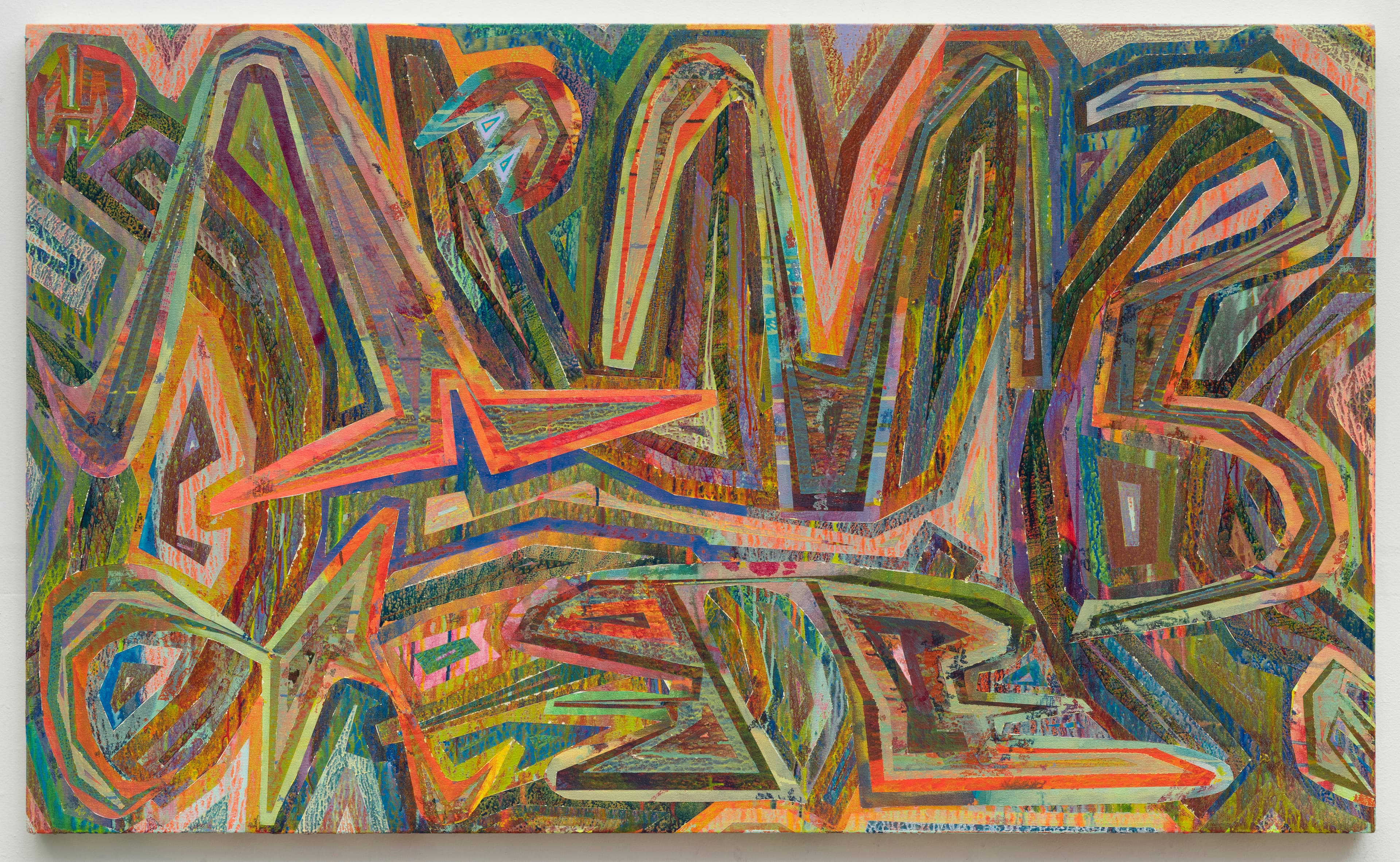 36x60 c - Abstract painting by Zack Goulet from 2022 collection - 36″ × 60″