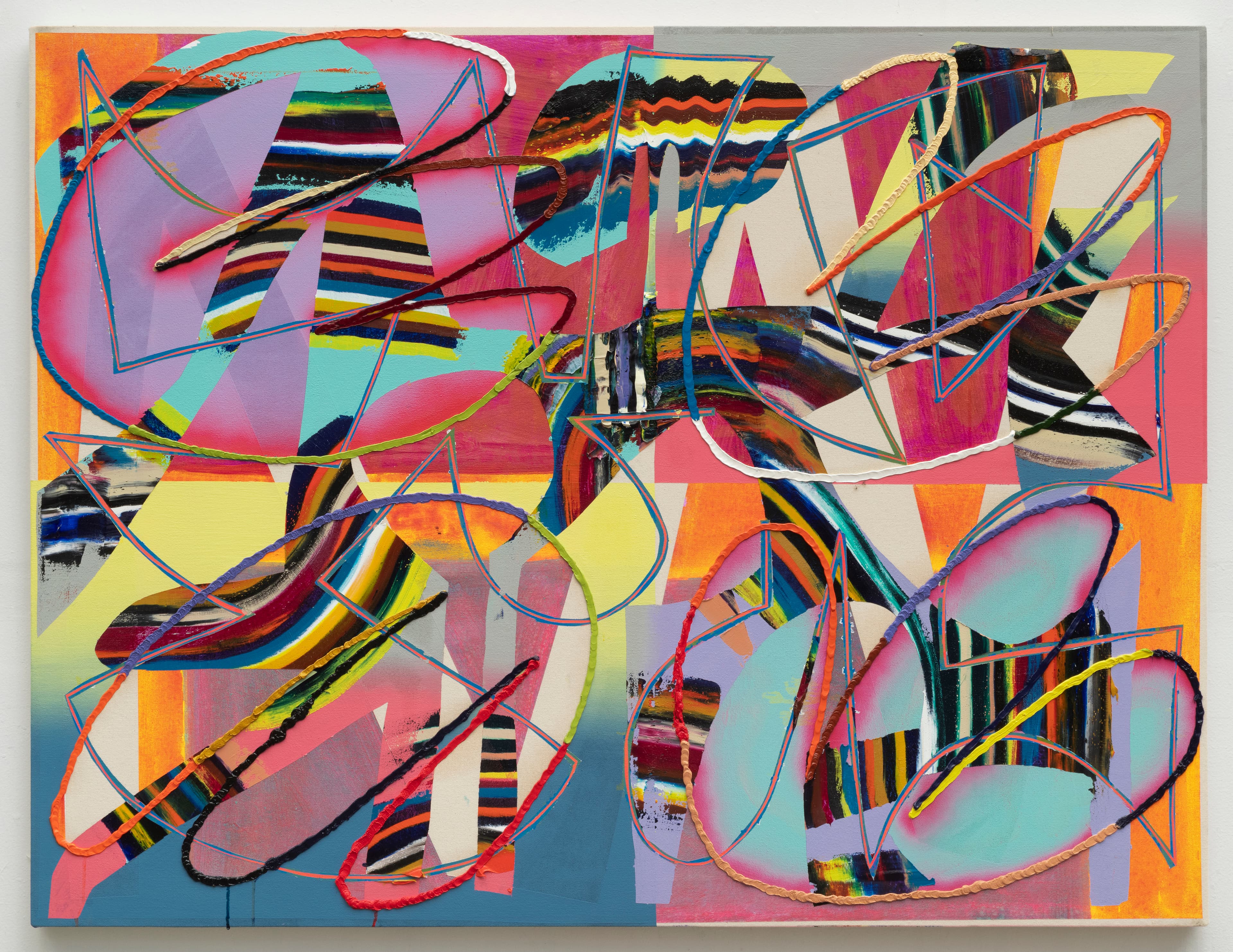 39x51x1.5 - Abstract painting by Zack Goulet from 2022 collection - 39″ × 51″ × 1.5″