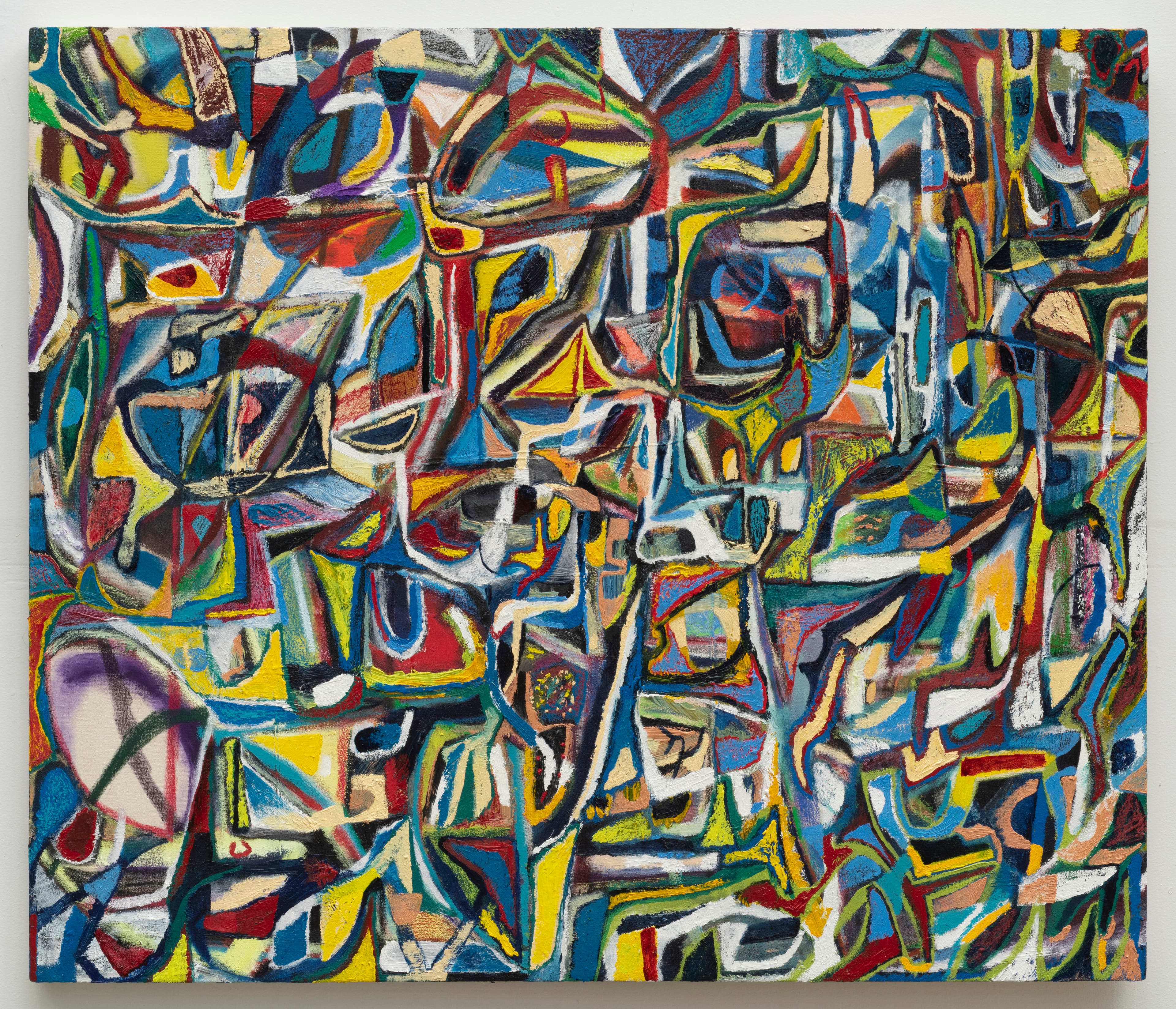 45x52.5x1.5 - Abstract painting by Zack Goulet from 2022 collection - 45″ × 52.5″ × 1.5″