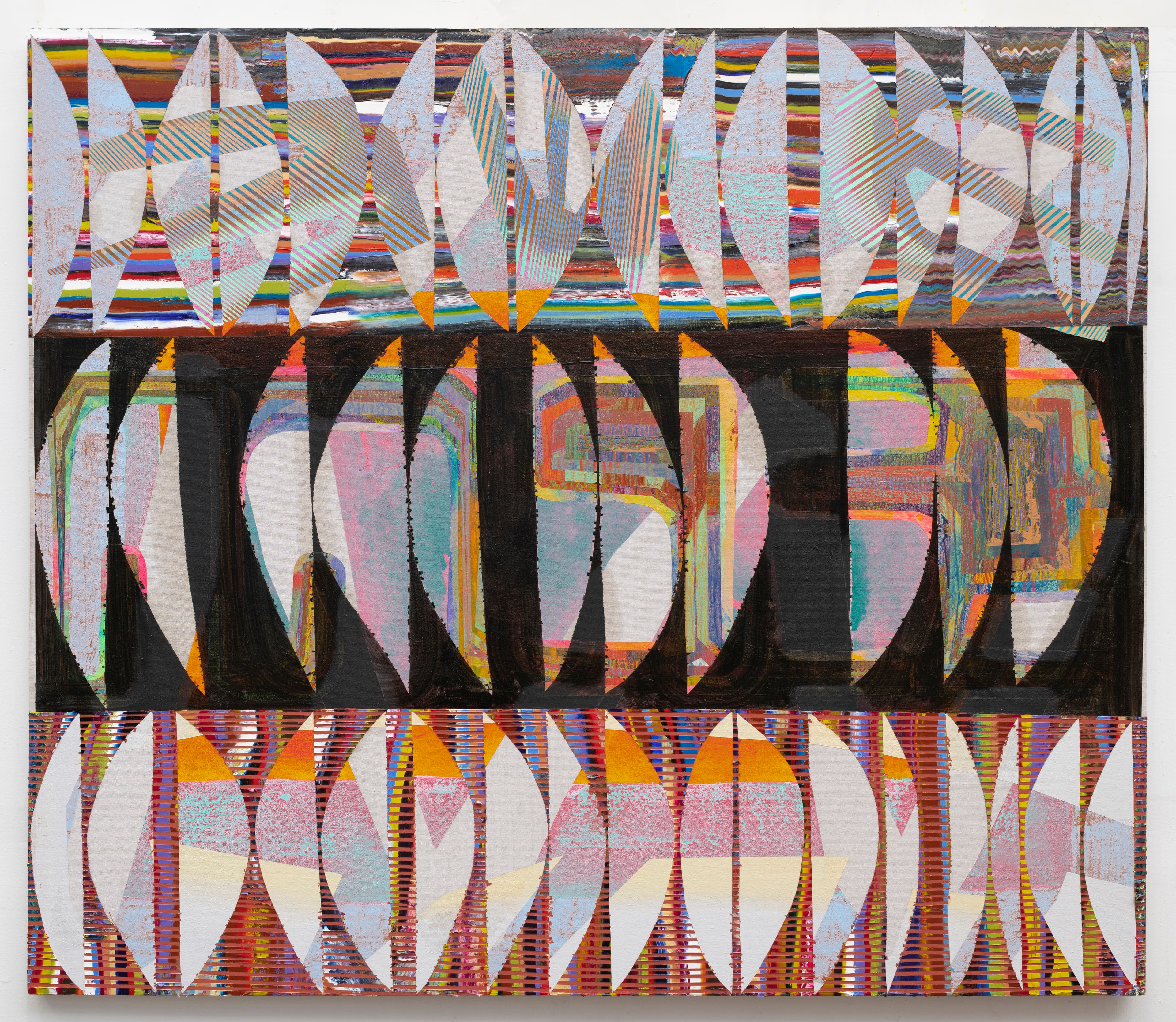 60x70x1.5 - Abstract painting by Zack Goulet from 2022 collection - 60″ × 70″ × 1.5″