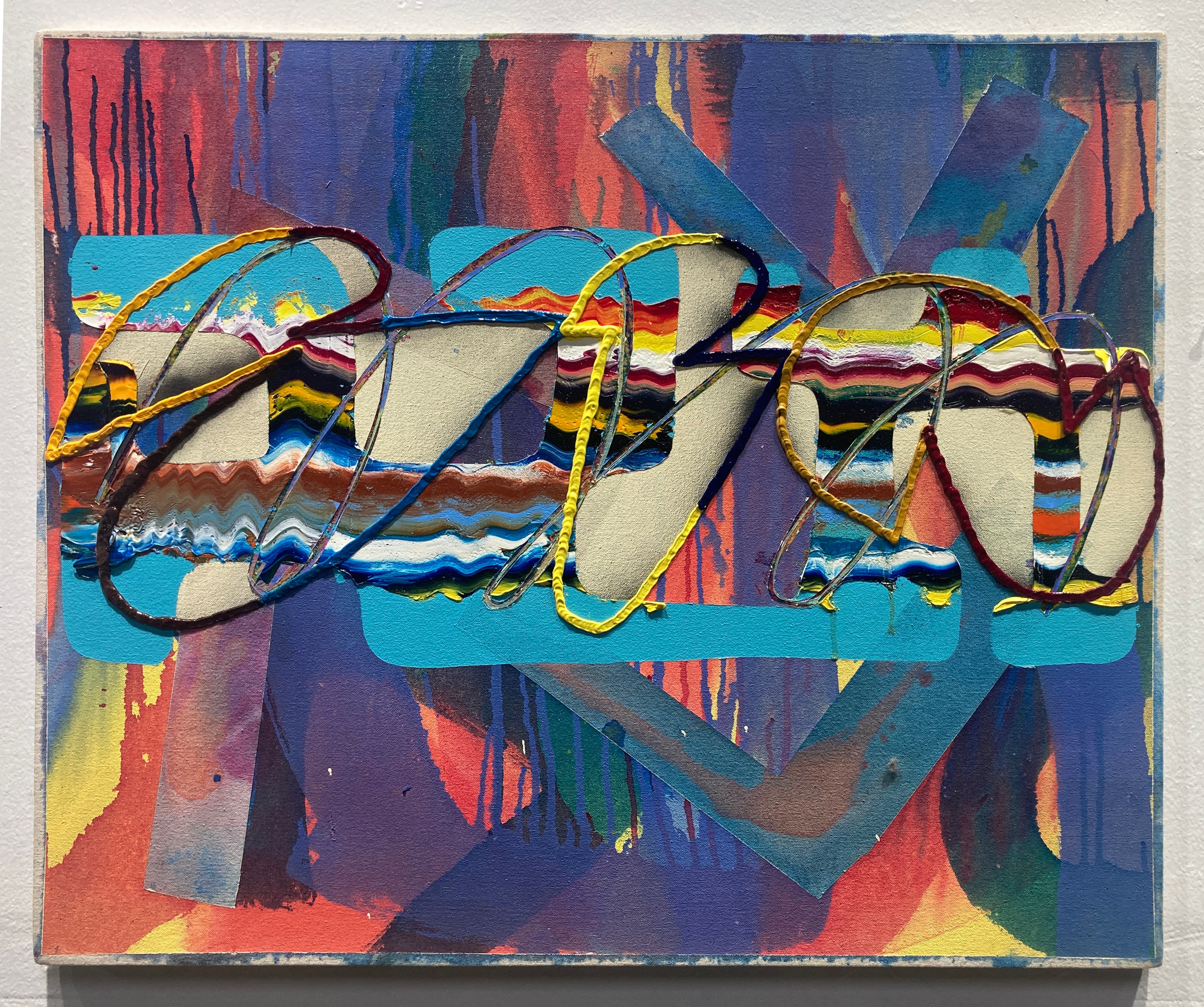 Abstract painting by Zack Goulet