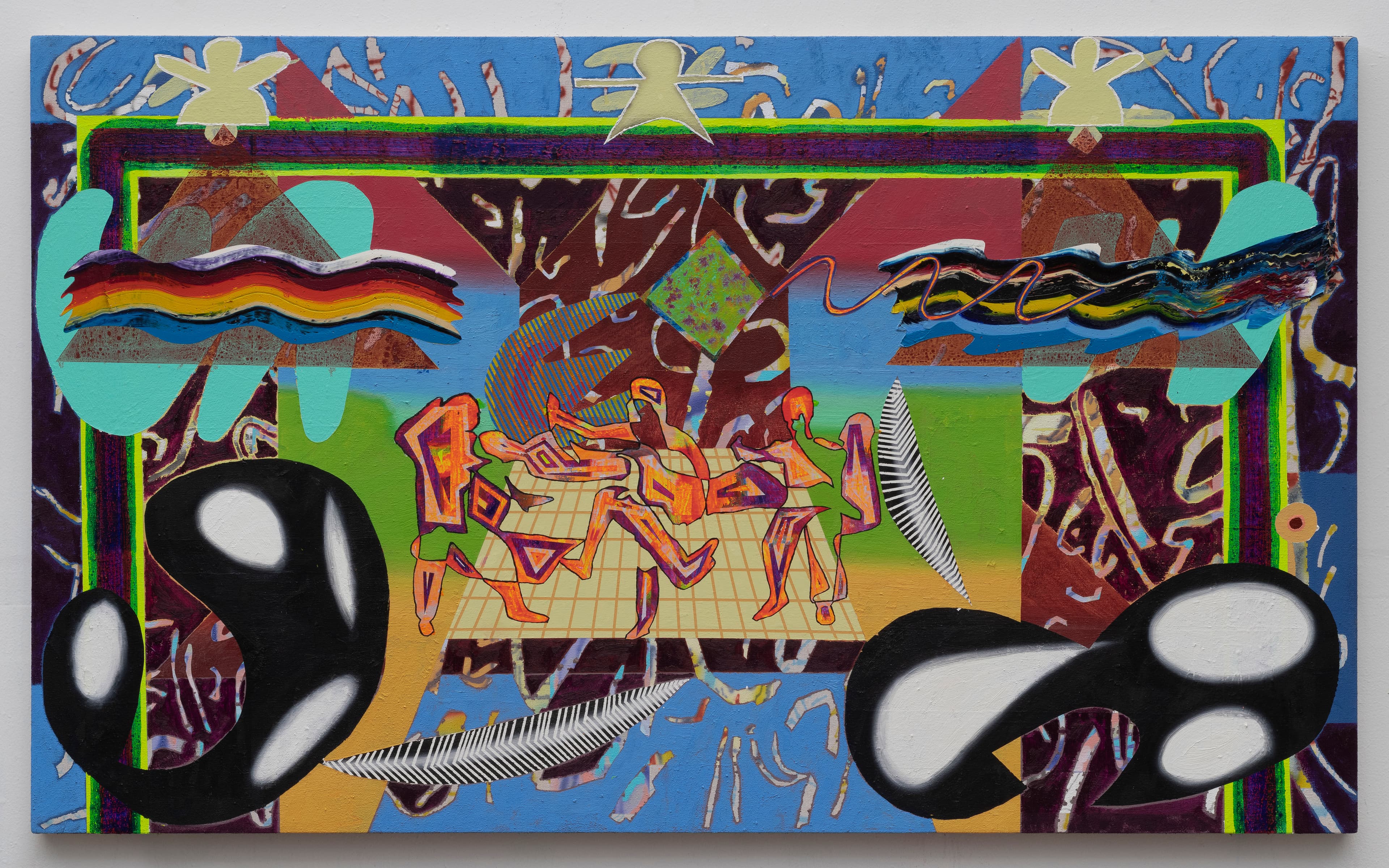 Abstract painting by Zack Goulet