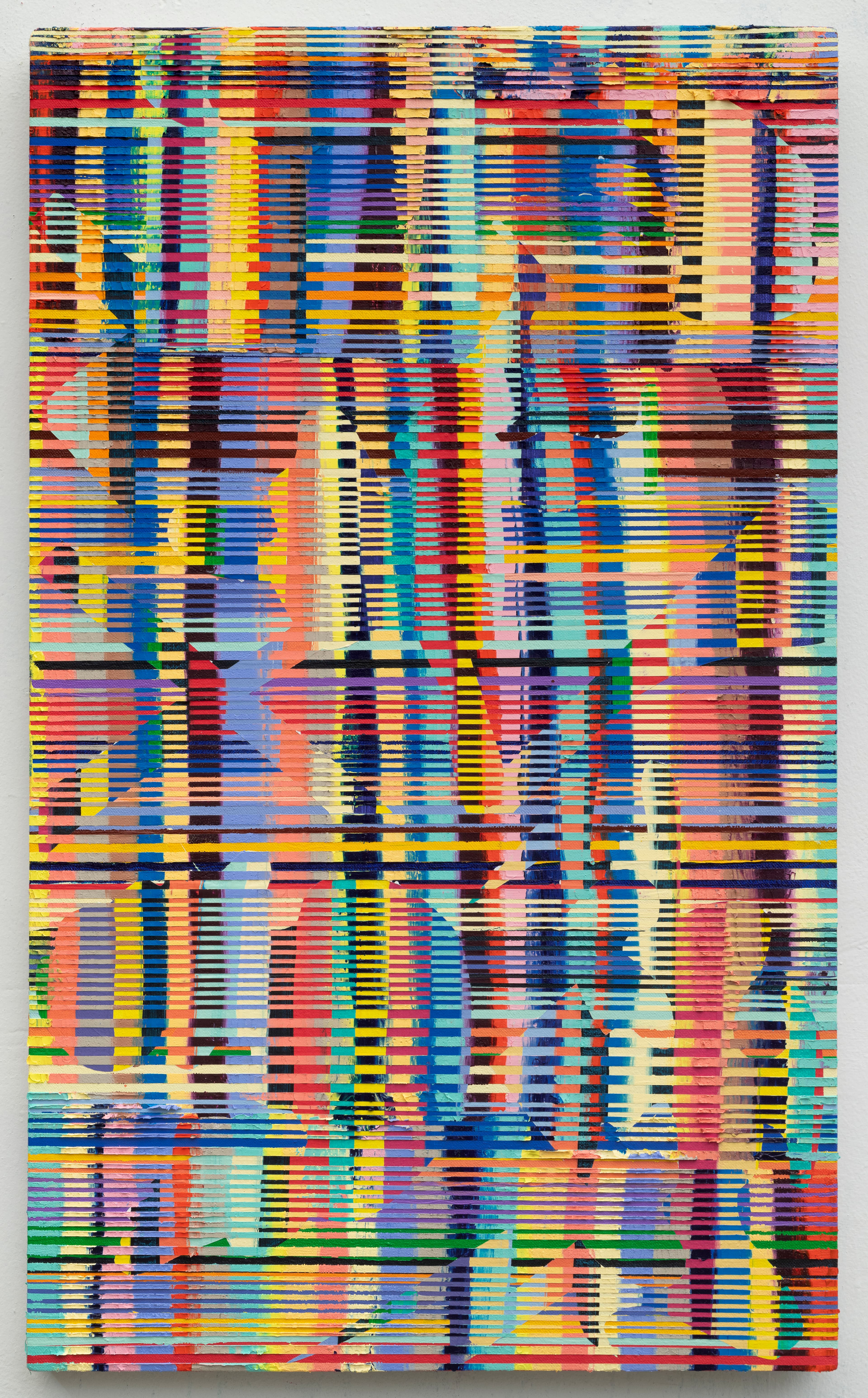 21x35 - Abstract painting by Zack Goulet from 2023 collection - 21″ × 35″
