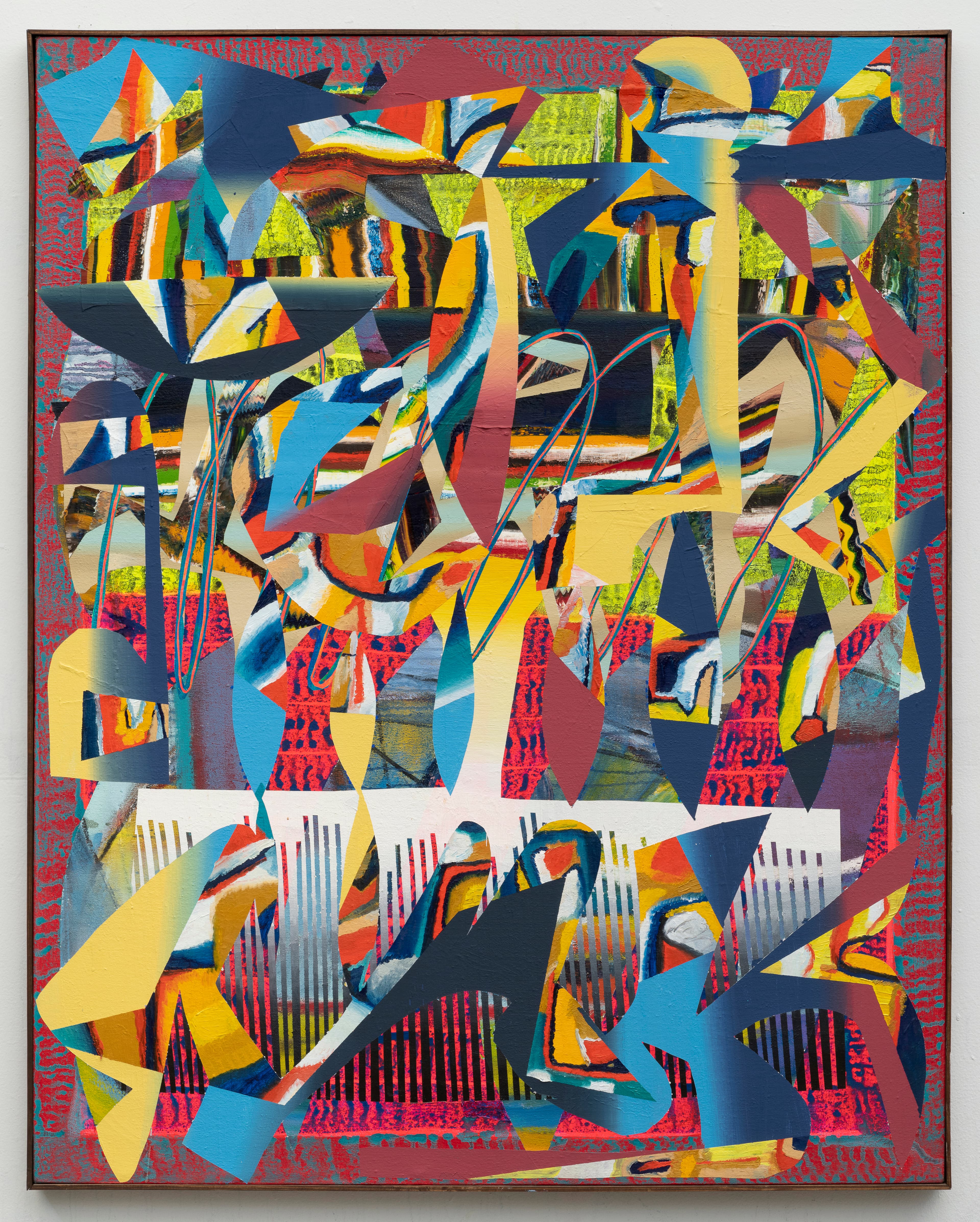 43x54 - Abstract painting by Zack Goulet from 2023 collection - 43″ × 54″