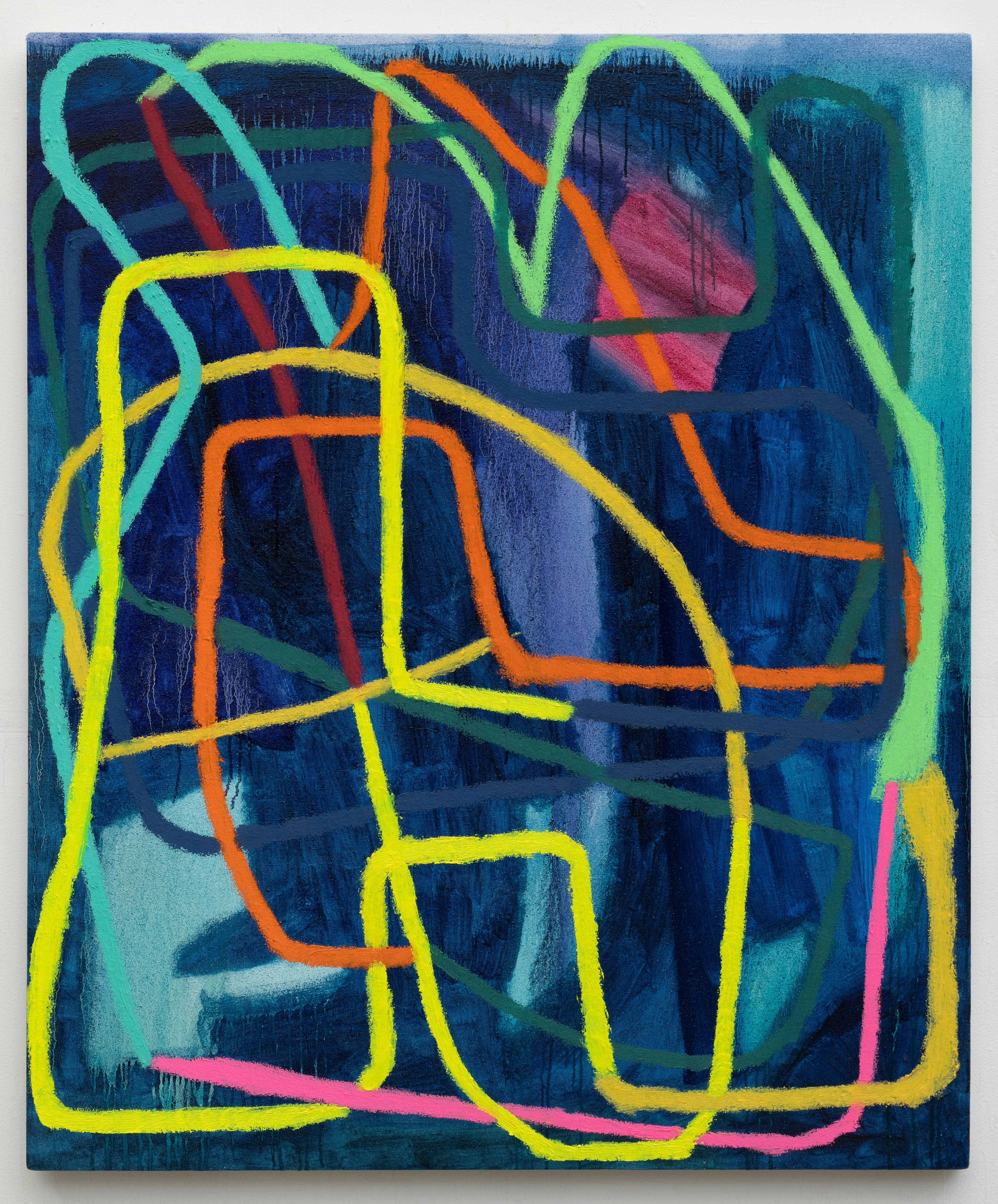 47x57 - Abstract painting by Zack Goulet from 2023 collection - 47″ × 57″