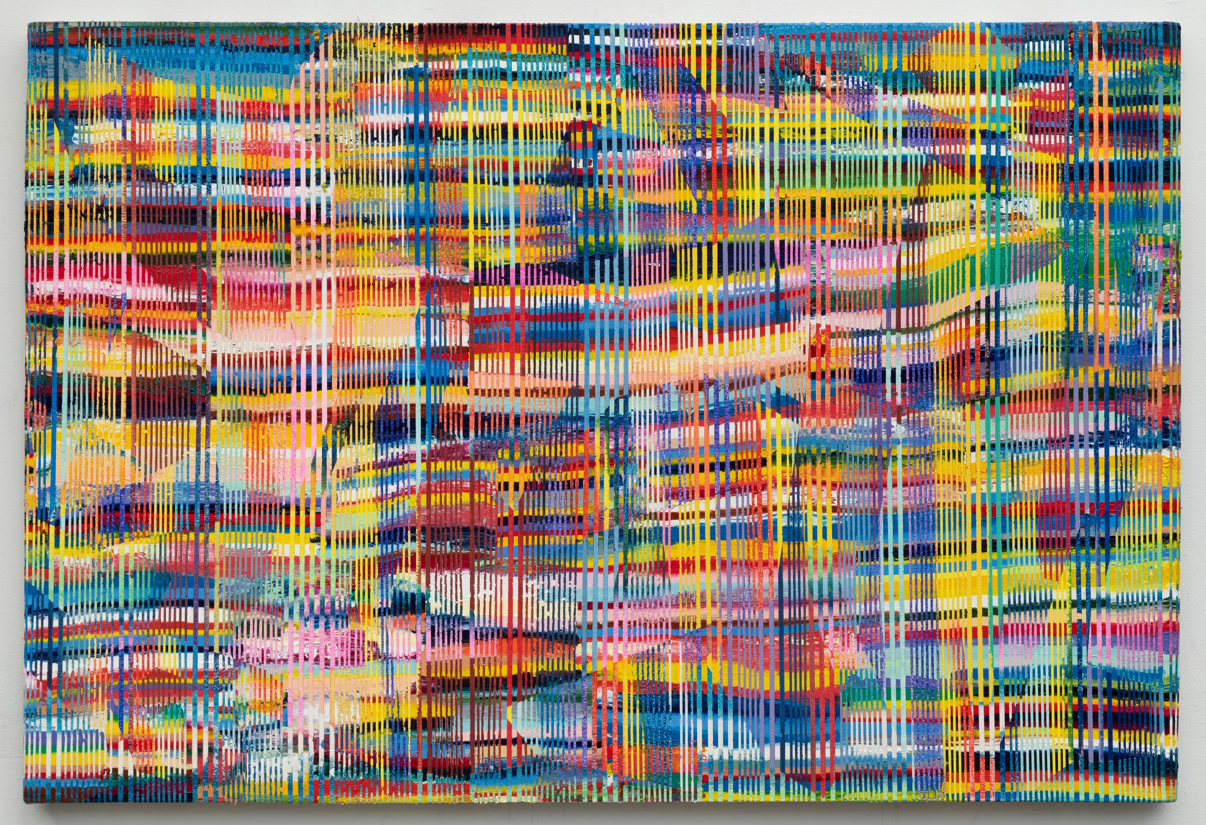 56x37 - Abstract painting by Zack Goulet from 2023 collection - 56″ × 37″