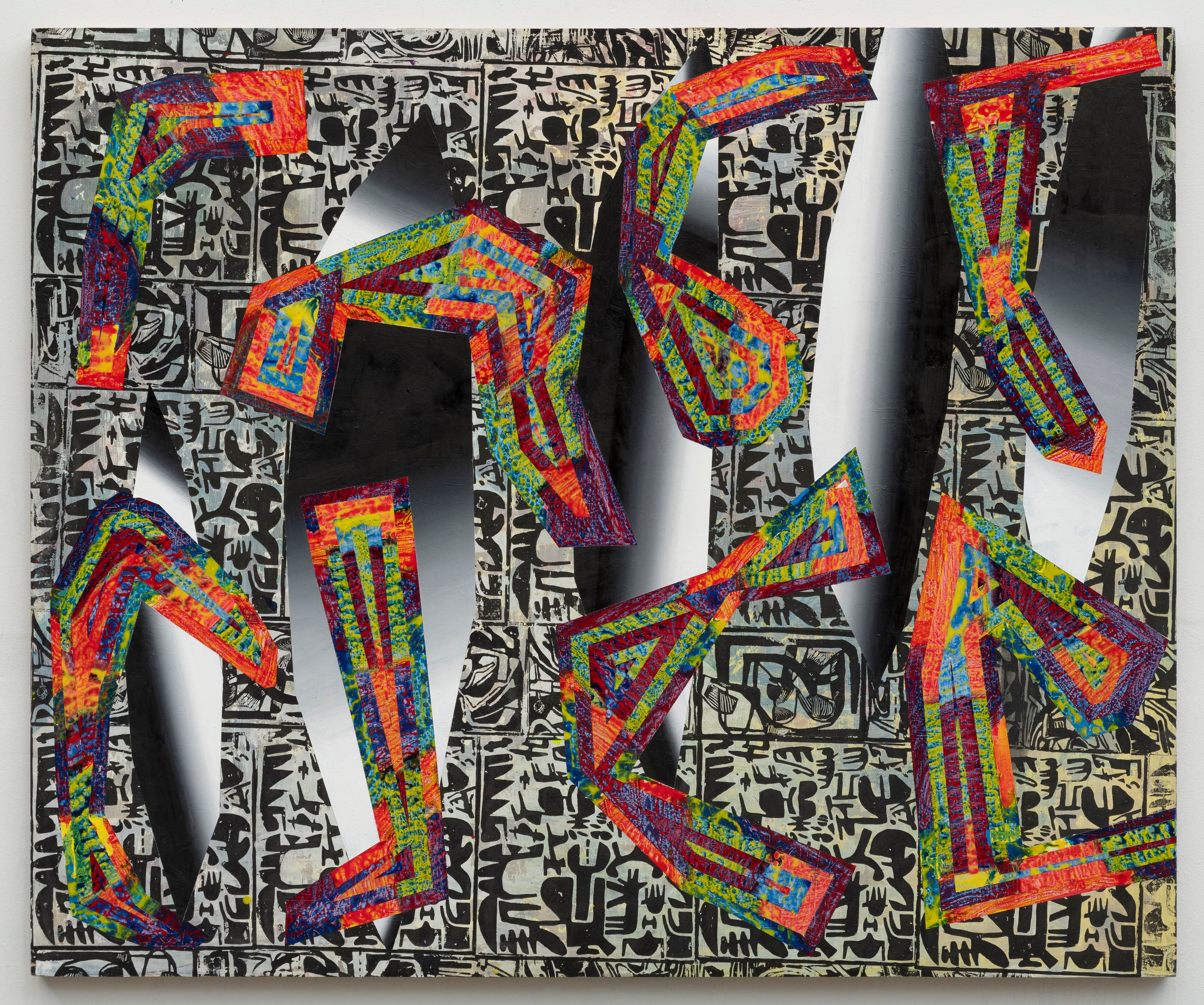 60x50 - Abstract painting by Zack Goulet from 2023 collection - 60″ × 50″
