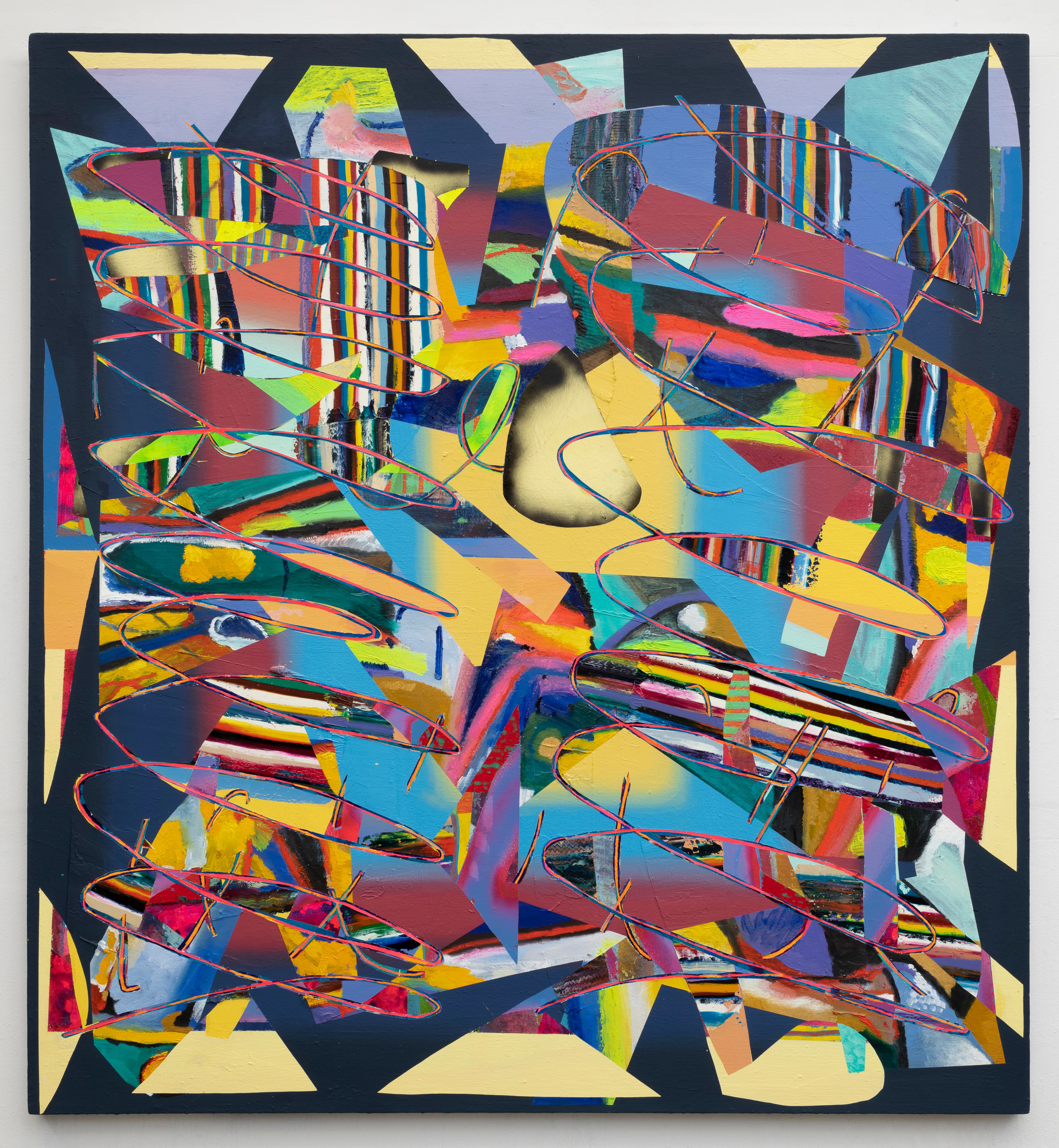 65x60 - Abstract painting by Zack Goulet from 2023 collection - 65″ × 60″