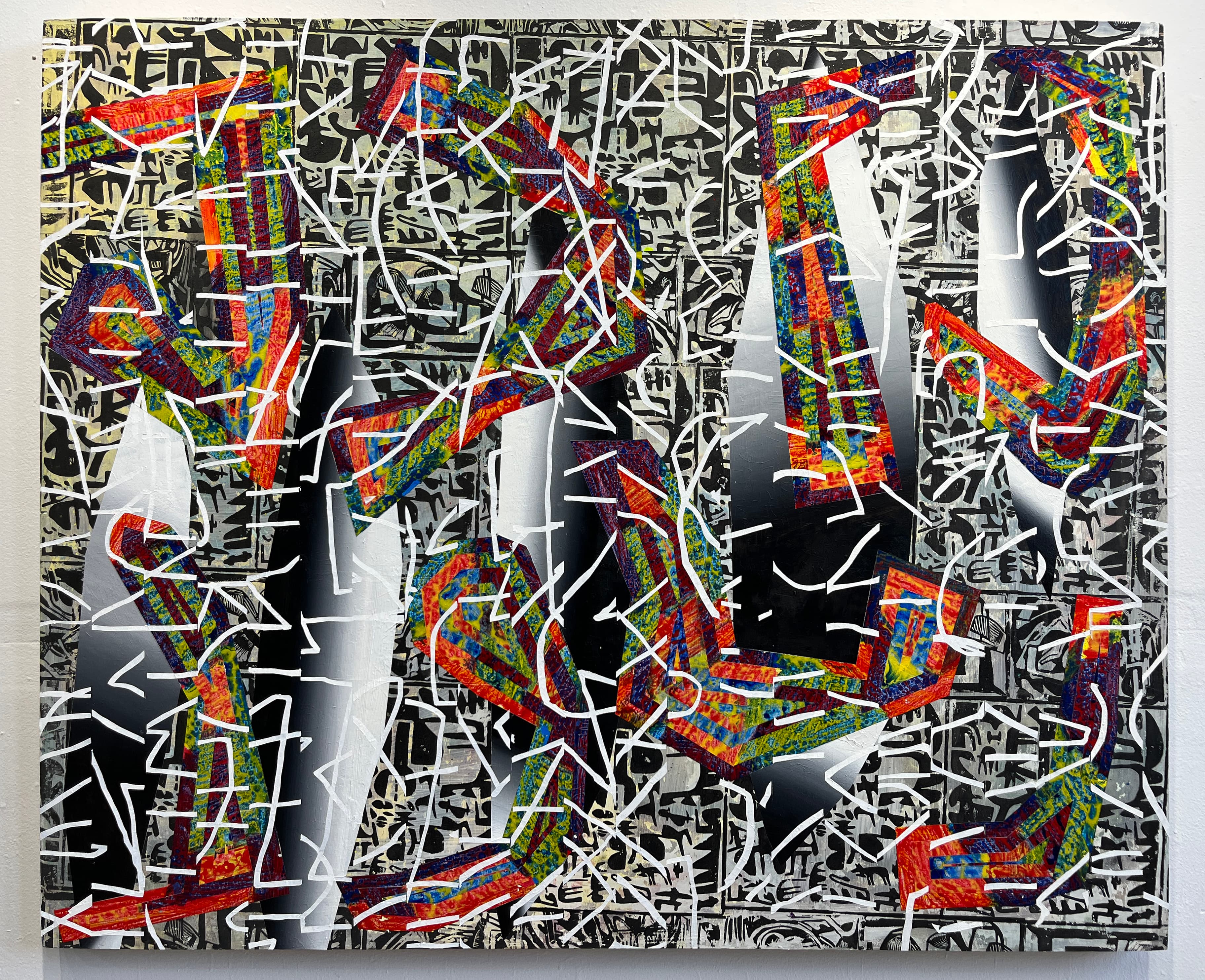 Abstract paintings and artwork from 2024 collection by Zack Goulet