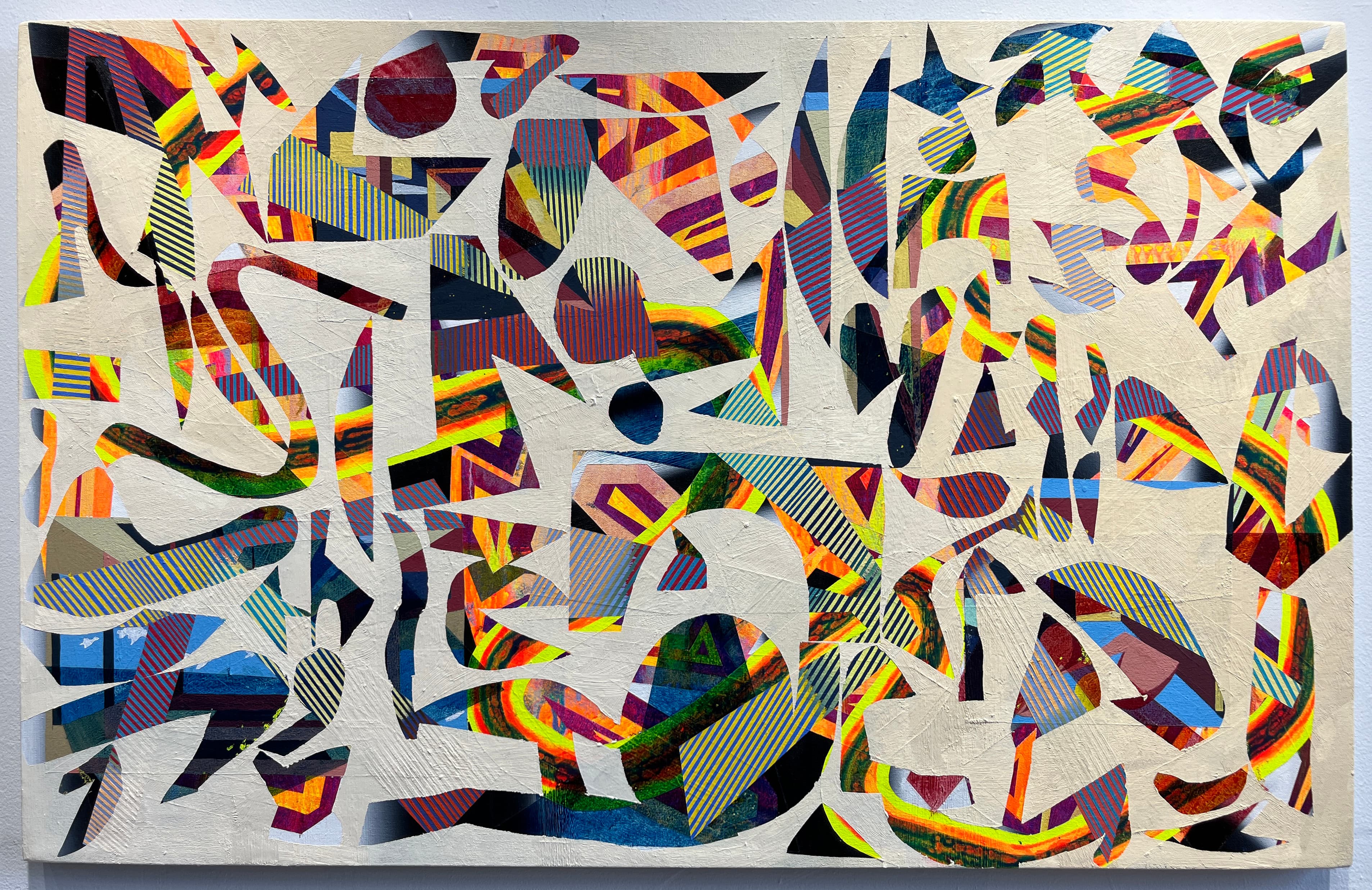 Abstract paintings and artwork from 2024 collection by Zack Goulet