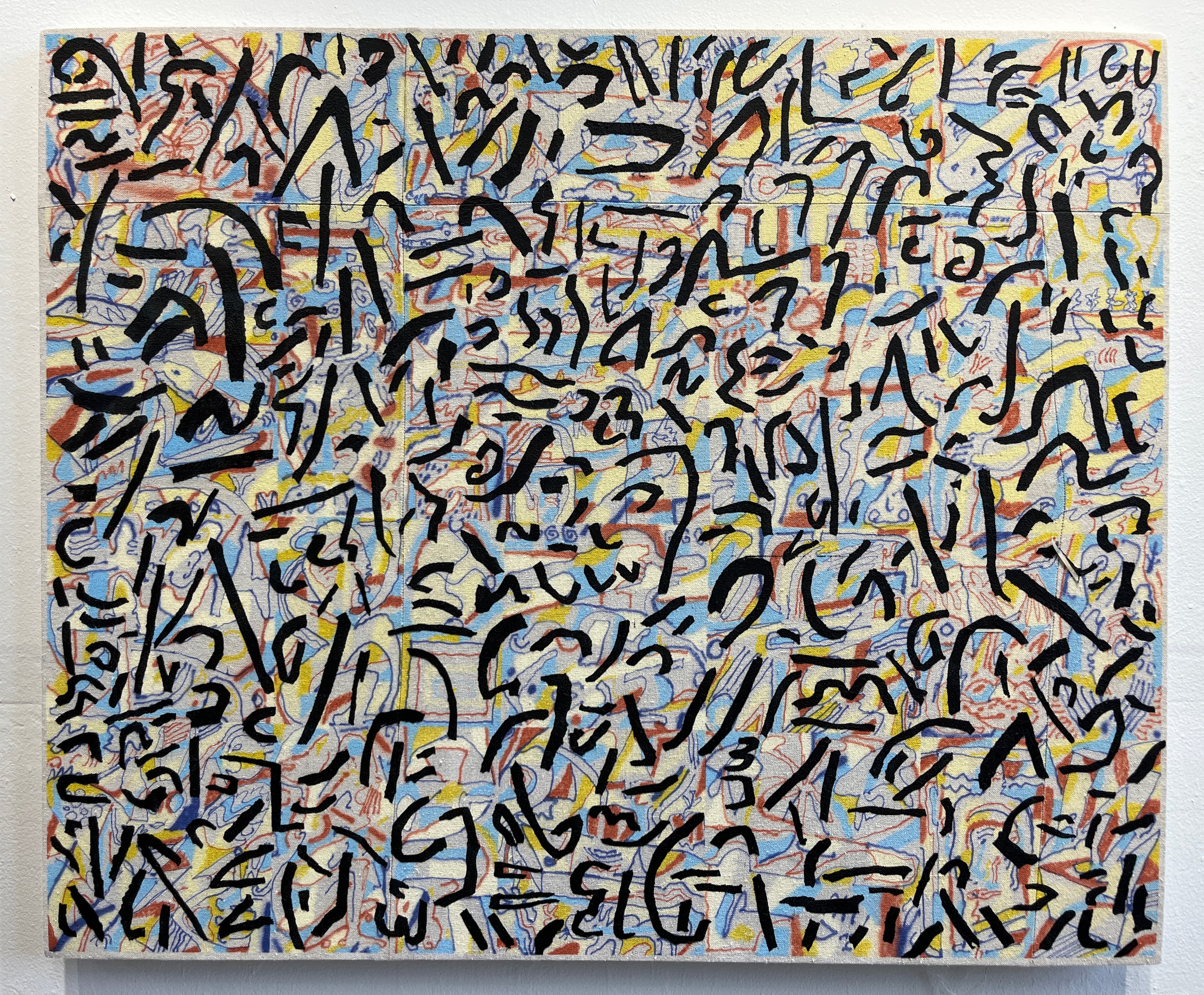 IMG - Abstract painting by Zack Goulet from 2024 collection - 7755