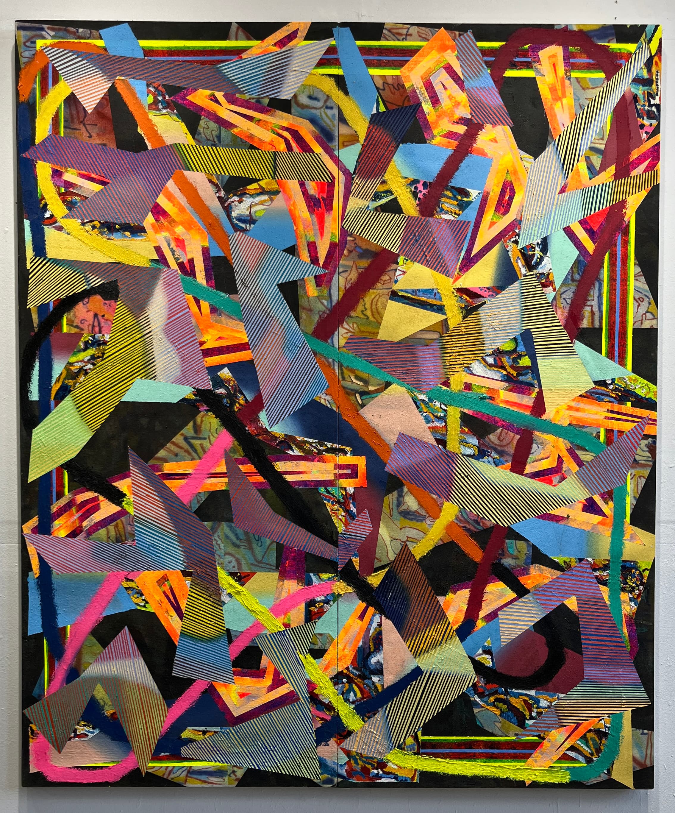 IMG - Abstract painting by Zack Goulet from 2024 collection - 7801