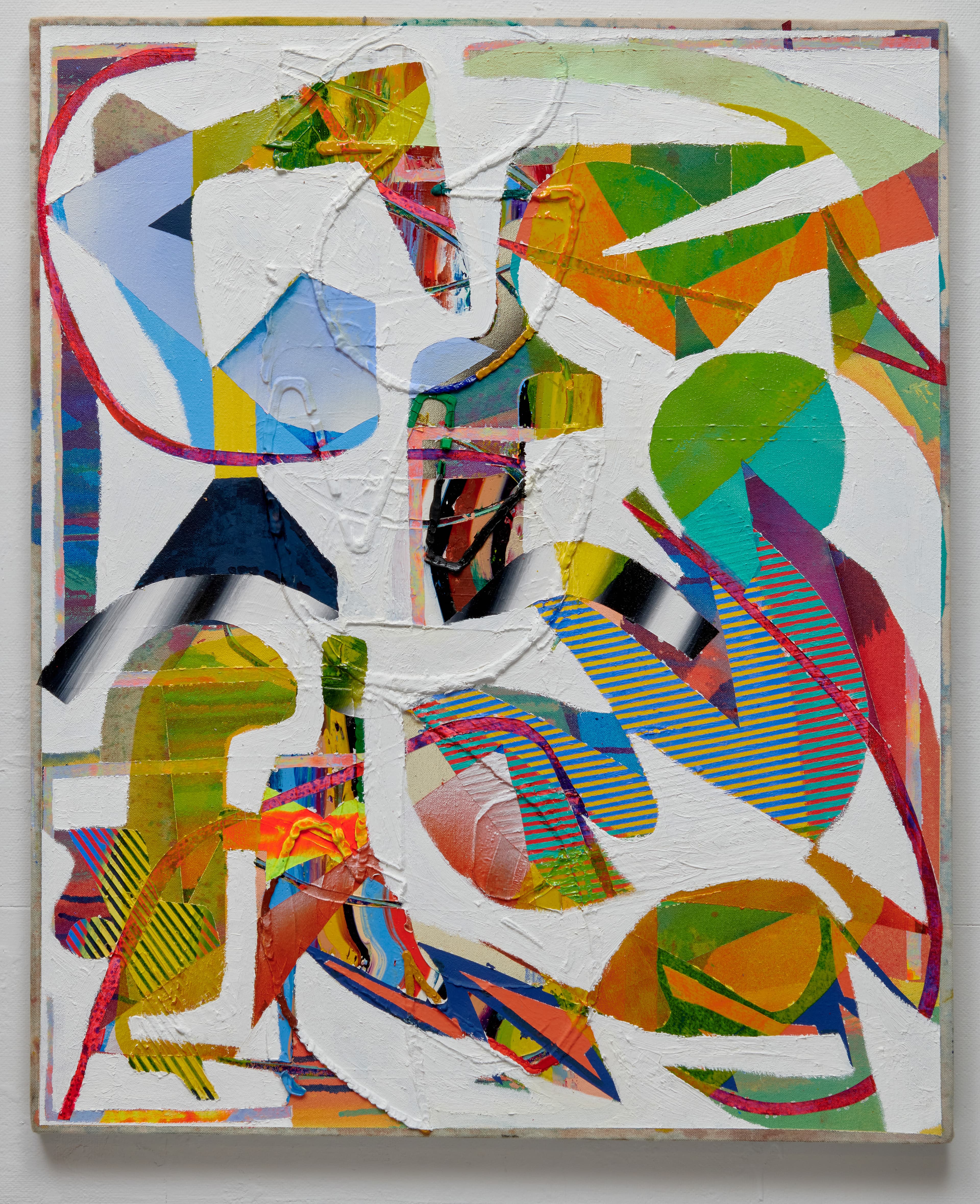 Abstract painting by Zack Goulet