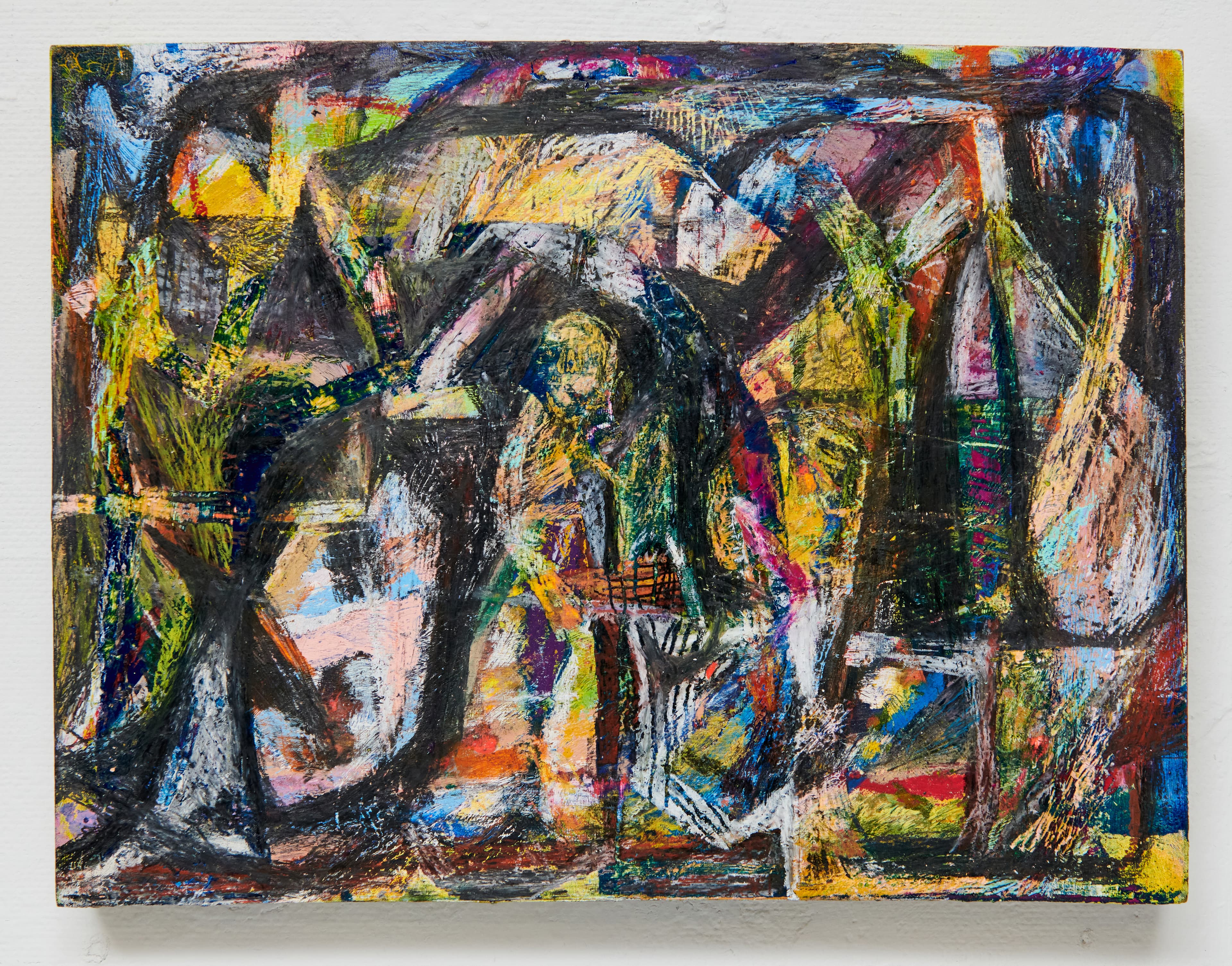 Abstract painting by Zack Goulet