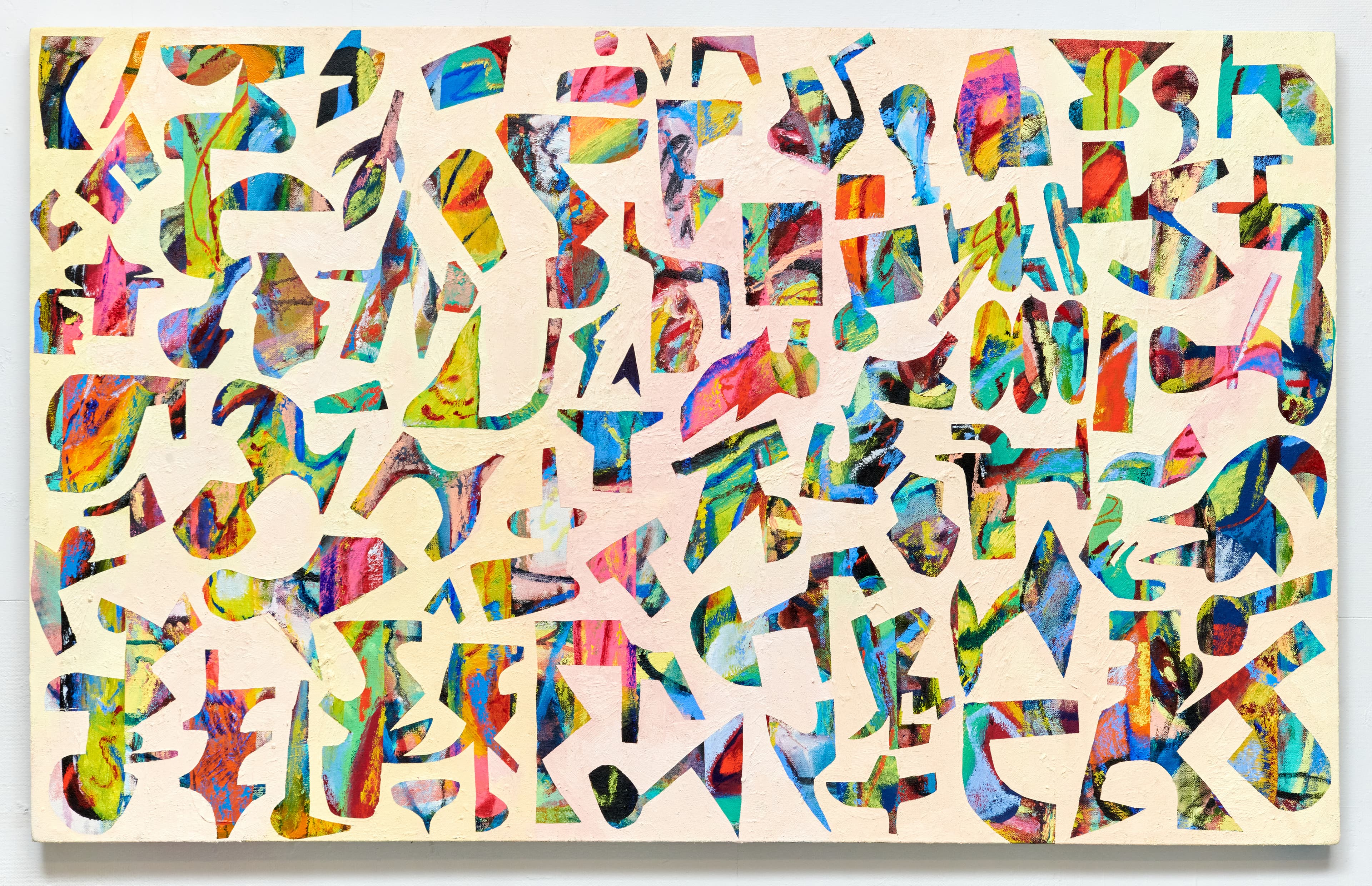 Abstract painting by Zack Goulet