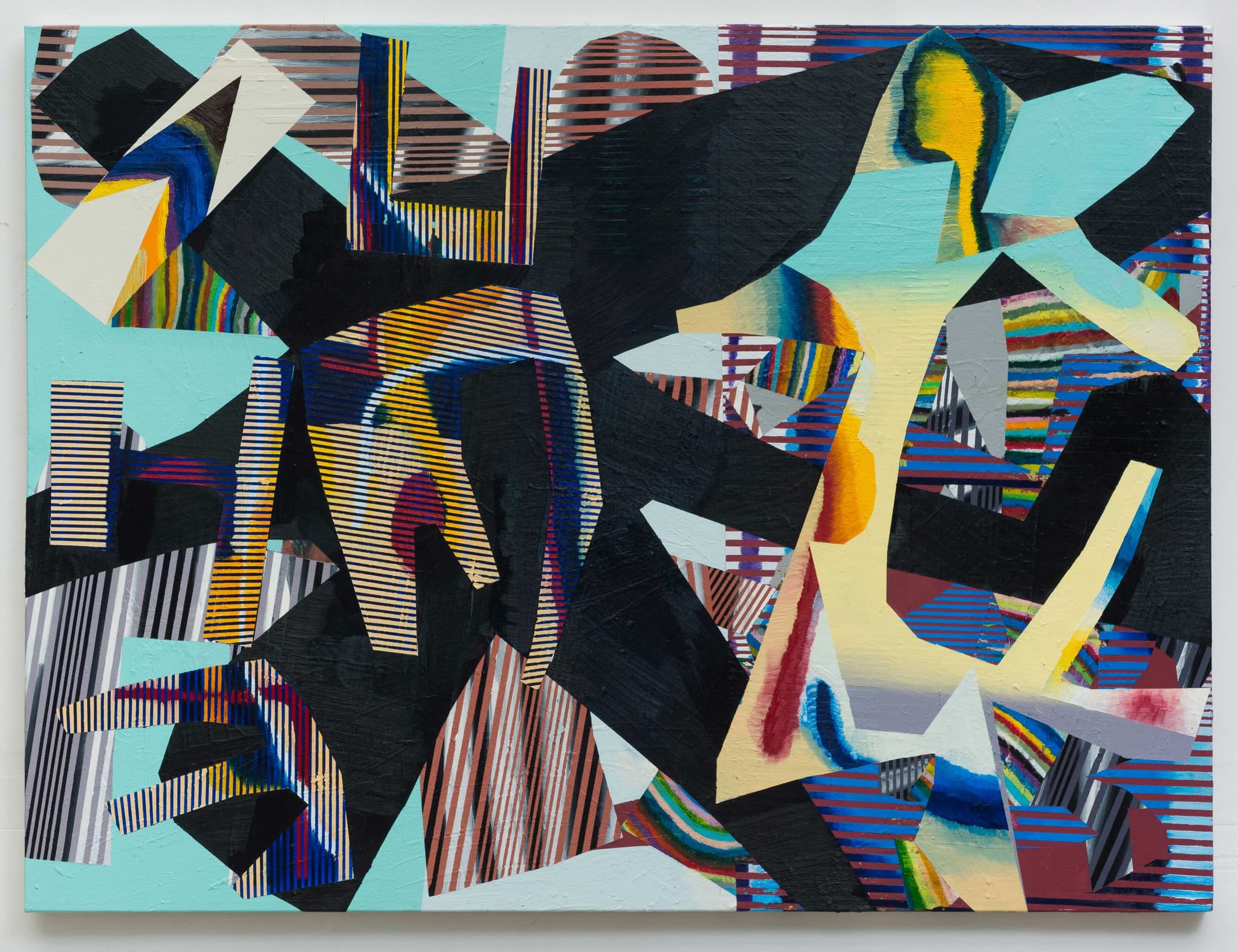Abstract paintings and artwork from 2018 collection by Zack Goulet