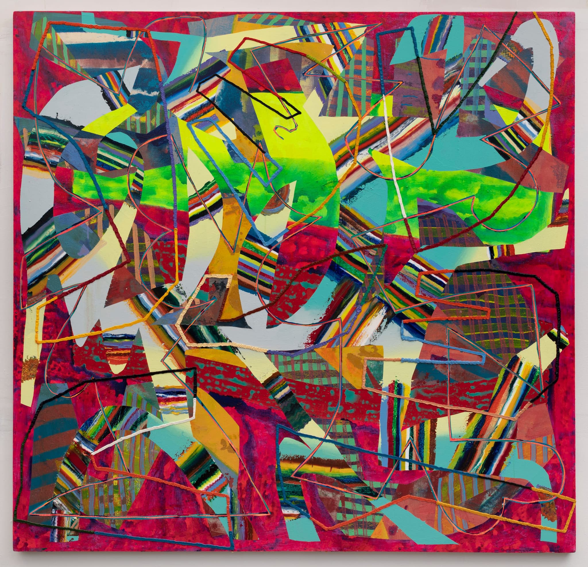 Abstract paintings and artwork from 2021 collection by Zack Goulet