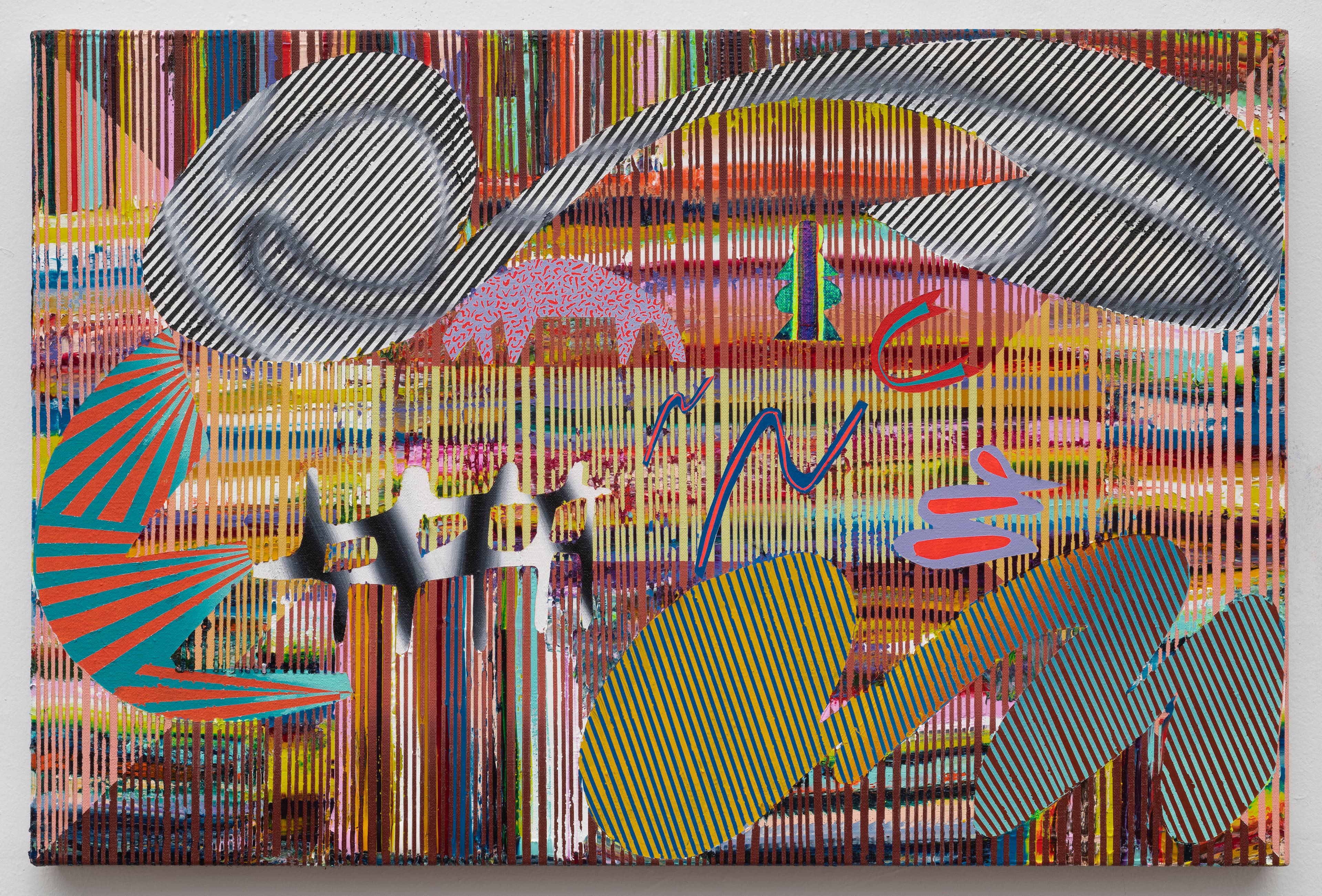 Abstract paintings and artwork from 2022 collection by Zack Goulet