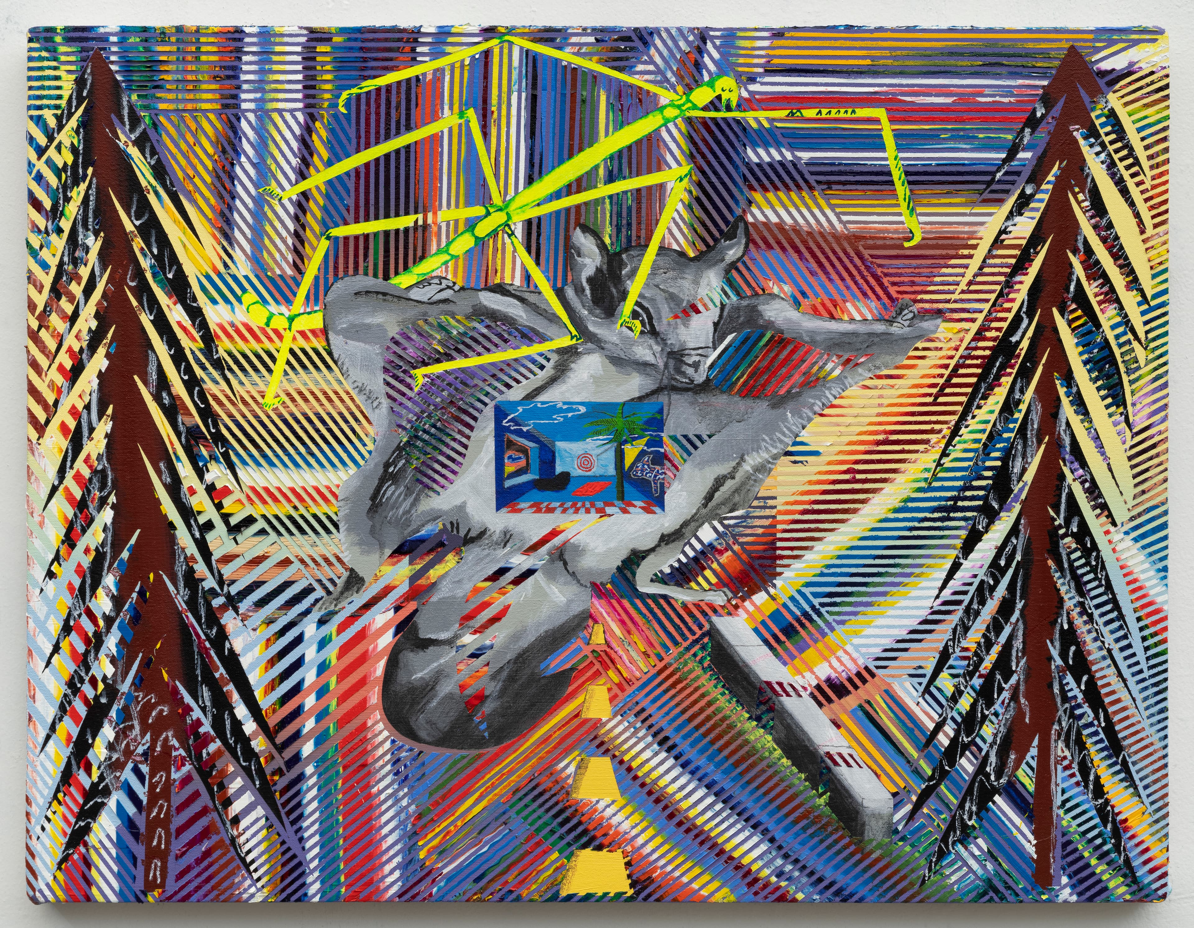 Abstract paintings and artwork from 2023 collection by Zack Goulet